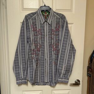 Robert Graham men’s dress shirt, Size XXL